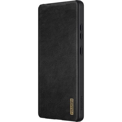 Nillkin Qin Pro Leather Back Cover Black (Galaxy S25 Ultra)